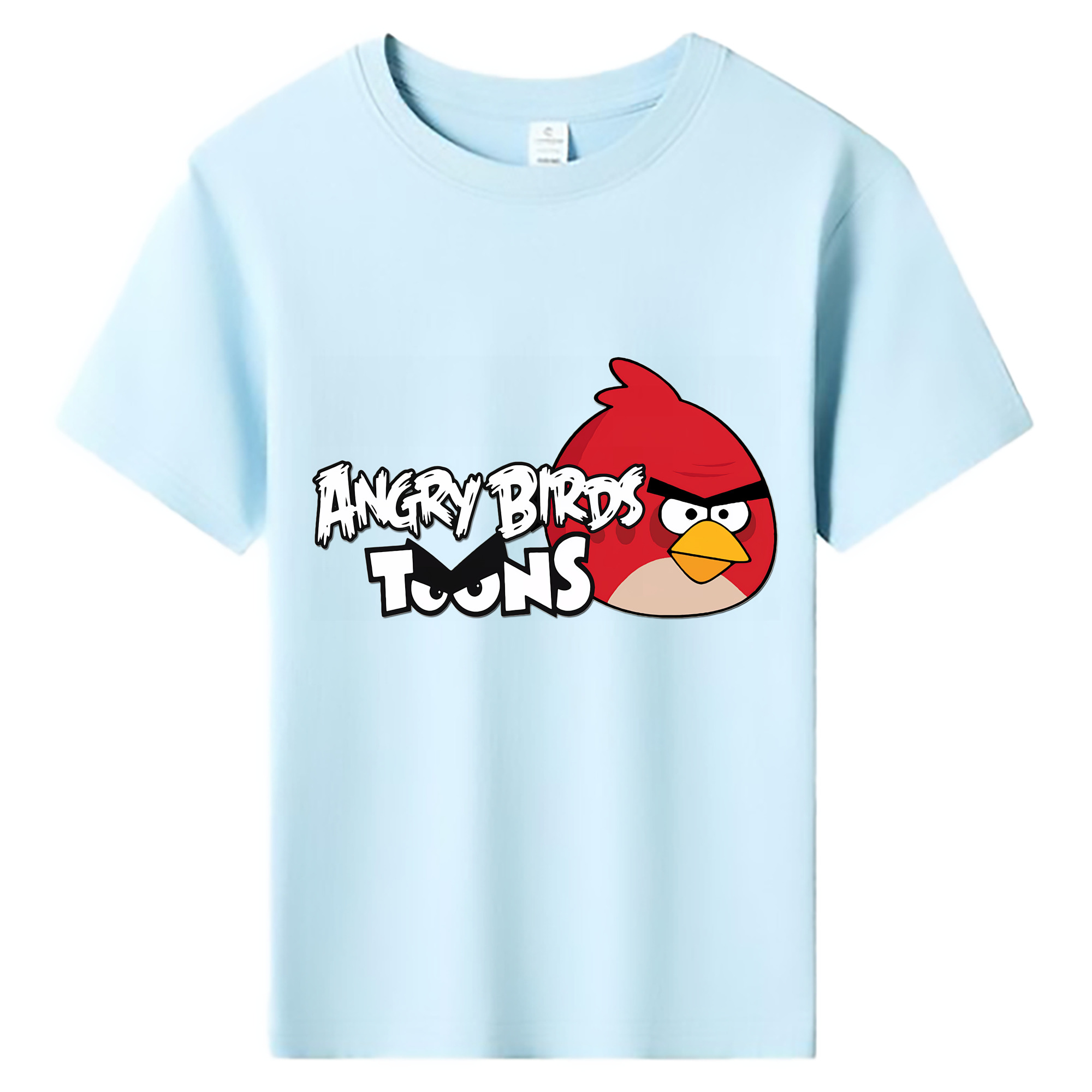 （画像用） Angry Birds アングリーバード 綿100％キッズTシャツ（フロントプリント）